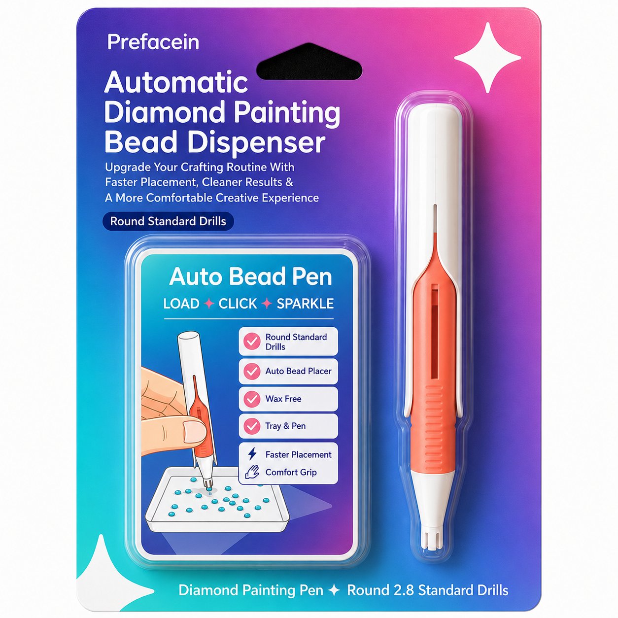 🔥Last Day 50% OFF - 💎✨ Automatic Diamond Painting Bead dispenser